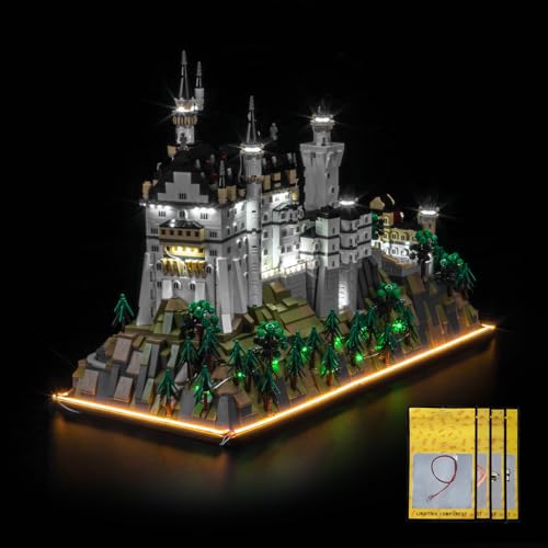 LED Lighting Compatible with Lego 21063 Neuschwanstein Castle - JUST Lights, Light Kit Compatible with Lego Architecture 21063,NOT Included The Model Set