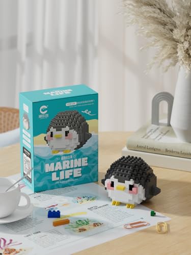 Penguins Cute Sea Animals Creature Building Toy Marine Life - style: Penguins