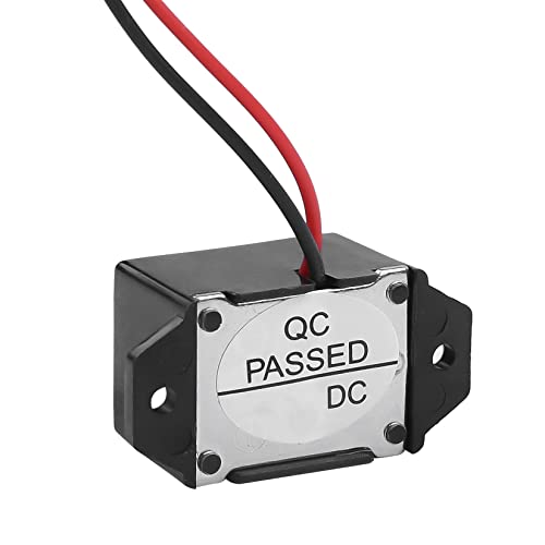 Mini Buzzers with Leads - 9V 400Hz Morse Code Mechanical Electronic Components 10Pcs - color: Black 9V