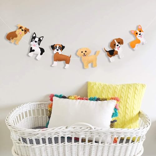 CiyvoLyeen Puppy Sewing Kit for Kids –Fun Plush Toy Sewing for Girls & Boys – DIY Felt Craft Gift Set Ages 7 8 9 10 11 12 - color: Dog-12pPcs