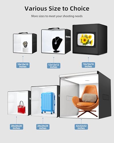 Glendan 32"x32" Light Box Photography, Large Photo Light Box - size: 32*32 inch