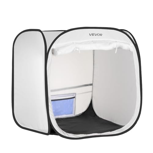 VEVOR Portable Paint Booth Tent, 28.3 x 28.5 x 29.5 inch Pop-Up Portable Spray Paint Tent with Mesh Door, Spray Painting Tents for Cabinets, Chairs, Models, Tables, Pop-Up Design, Efficient Airflow - size: L30*W30*H30inch