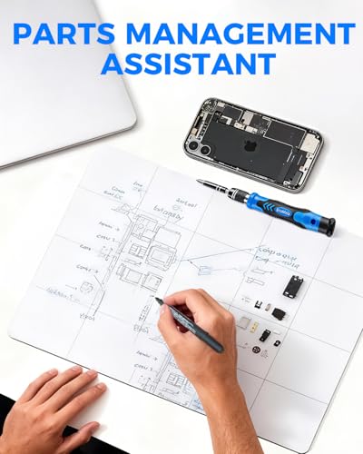 Magnetic Mat Magnetic Project Mat with Waterproof Surface & Dry Erase Pen - color: White