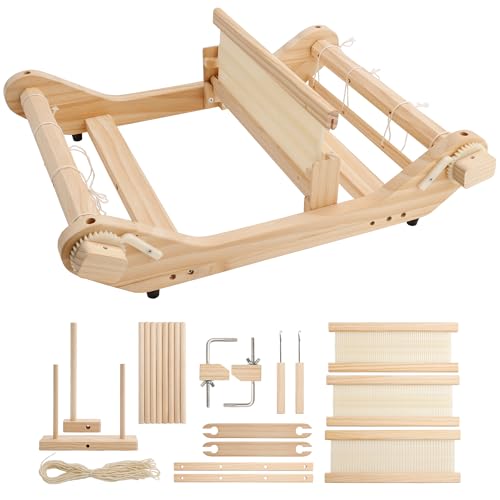 WILLOWDALE 12 Inches Rigid Heddle Loom,Loom Kit with Shed Stick for Adults - size: 12 Inches
