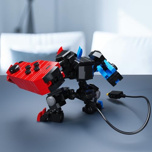 DRZYJ Building Block Set, Classic Game Controller Mech Robot Building Kit, Birthday Party Decorations Supplies, Gifts for Kids Adults (418 Pieces)