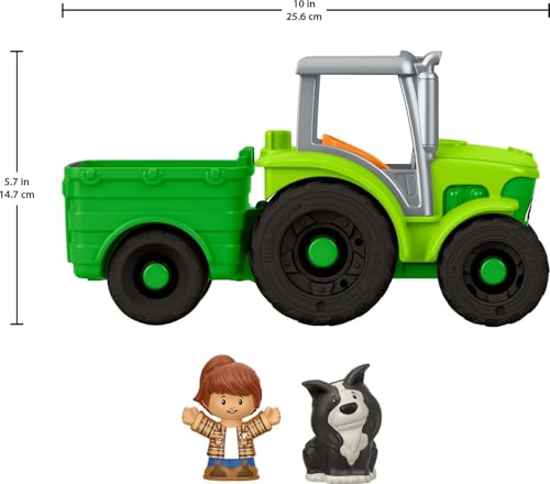 Fisher-Price Little People Push & Play Tractor, Ages 1+