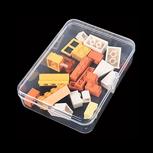 Rectangular Clear Plastic Storage Containers, 12 Pack - size: 4.5 x 3.3 x 1.1 inch