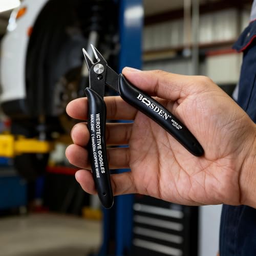 BOOSDEN 10 Pack Small Micro Wire Cutters Flush Cutter Pliers 5-Inch - color: Micro - 10 Pack