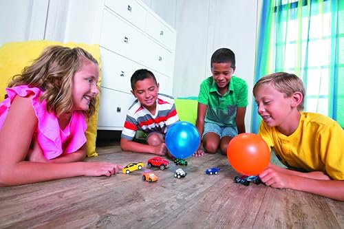 Fun Express Car Balloon Launcher Toy Set of 12 Race Car Balloons