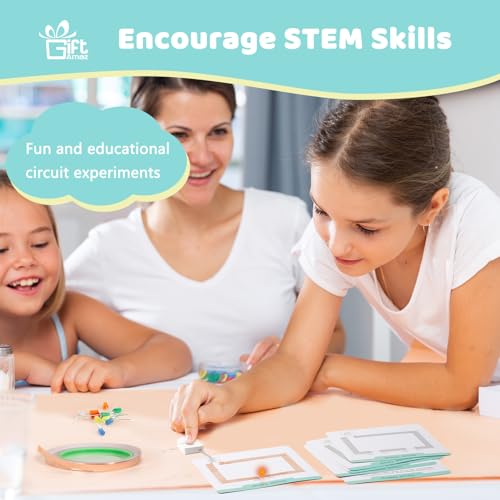 GiftAmaz Paper Circuits Kit for Kids, Child-Friendly Paper Circuit Board - style: Paper Circuits Kit