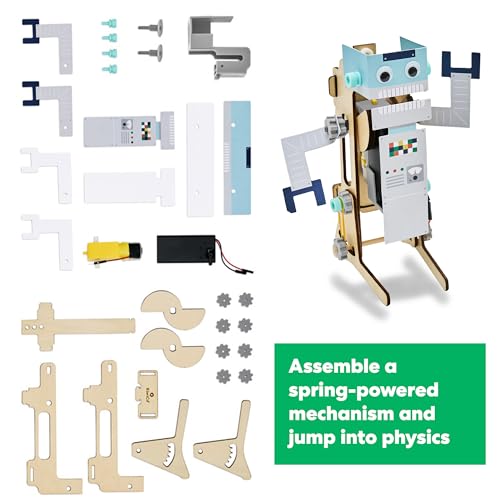 KiwiCo Jumping Robot STEM Kit - Robotics Building Set, Engineering, Ages 9+