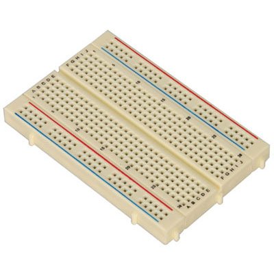 Jameco Valuepro WBU-301-R 400-Point Solderless Breadboard 3.3"L x 2.1"W