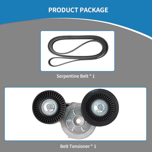 39120 Engine Belt Tensioner Serpentine Belt Drive Kit - size: 90K-39120
