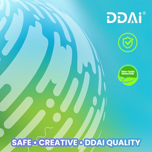 DDAI Friendship Bracelet Making Kits Crafts - Arts & Crafts for Kids Ages 8–12 - Birthday Gifts for 7 9 10 11 12 Years Old Girls Toys, String Bracelet Maker Loom Box for Kids, DIY Gem Stickers - color: Aqua & White