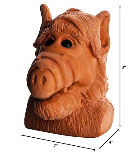 Chia Pet Alf Terracotta Planter with Seed Pack - color: Brown and Green