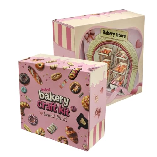 iLAND Craft Kits for Girls Ages 8-12 Fun Clay Bakery, Girls Birthday Gifts - style: Royal Clay Bakery w/ Light String
