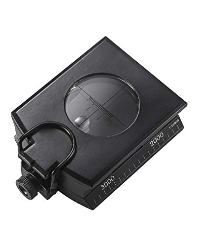 Eyeskey Multifunctional Military Sighting Navigation Compass with Inclinometer | Impact Resistant & Waterproof Compass for Hiking, Camping - color: EK-76-Black