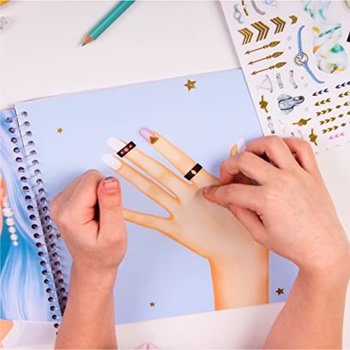 BSCOOL Nail Studio Activity Book for Girls – Creative Kids Gift 2 Pack - color: 2 PCS - Nail Design Studio