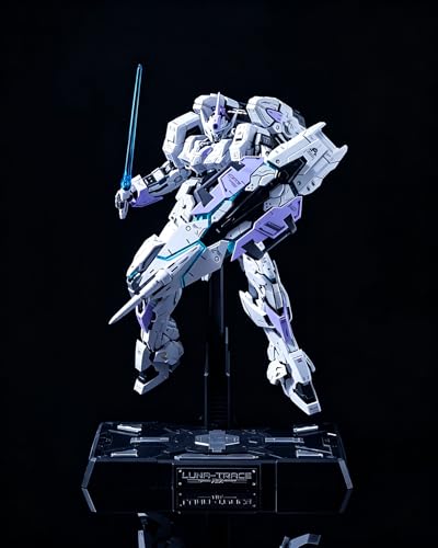 Pipigirl 1/72 Plastic Mecha Action Figures Kits, Moonlight Shadow, 9.0 in High, Model Kits to Build, Easy to Assembly Mecha Model - color: Moonlight Shadow