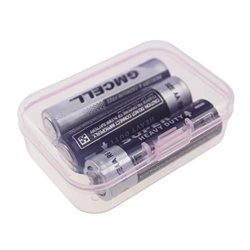 Goodma Mini Rectangular Plastic Storage Boxes, Pink, 2.6x1.8x0.8in - color: Pink, size: 65 x 45 x 20 mm