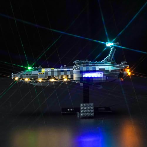 Upgraded Led Light Kit for Lego Invisible Hand Building Set, Compatible with Lego 75377 (Model Not Included)