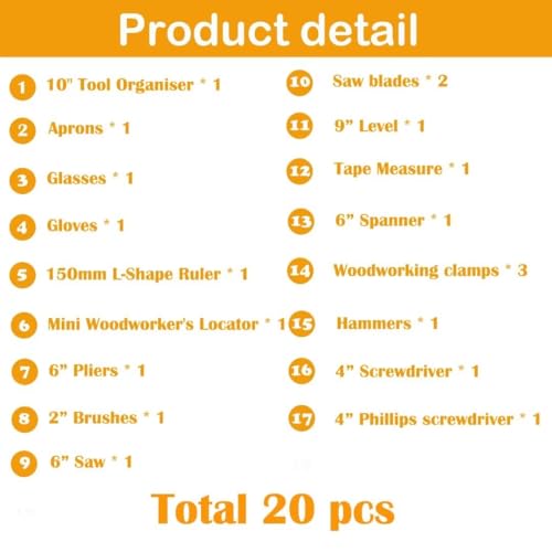 Kids Real Tools Set,Children's Tool Set, Kids Construction Tool Kits DIY Toy with Real Hand Tools, Beginner Woodworking Tools, Kids Tool Bag & Hammer & Hand Saw, Learning Gift for Boys Girls