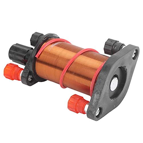 LiebeWH Electromagnetic Induction Experiment Kit, Complete Durable Lenzs Law Demonstration Set for High School Classroom Metal Primary 200 Turn Coil Secondary 370 Turn Coil Iron Core 3 Piece