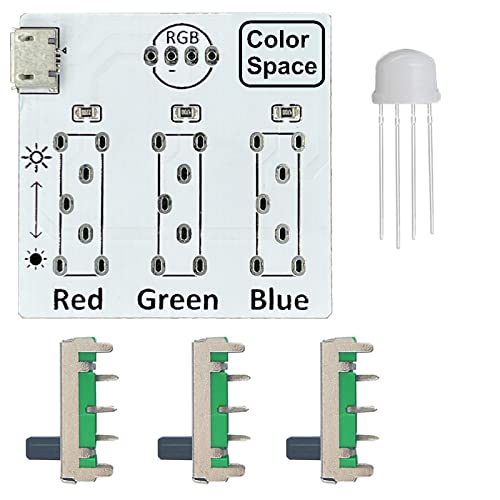 tingbowie DIY Soldering Practice Kit RGB Practice Learning Electronics Training Board - size: Compact
