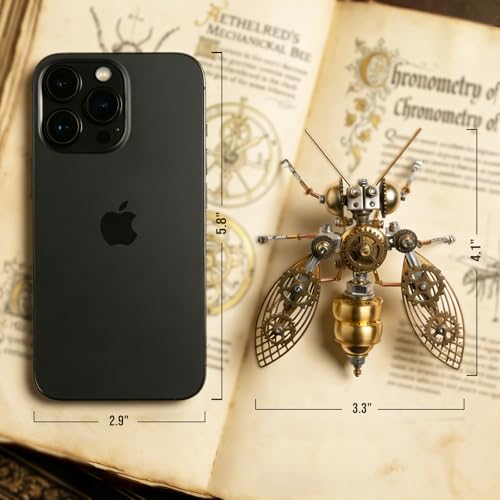 Steampunk Bumblebee 3D Metal Model Build Kit with Tools
