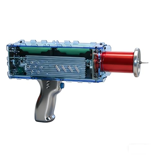 2025 Wireless Tesla Coil Gun Pro - 4th Gen Handheld Arc Generator, 10cm Adjustable Lightning, 2900mAh Rechargeable Battery, Safe Touch Mode for Science Education & Experiments