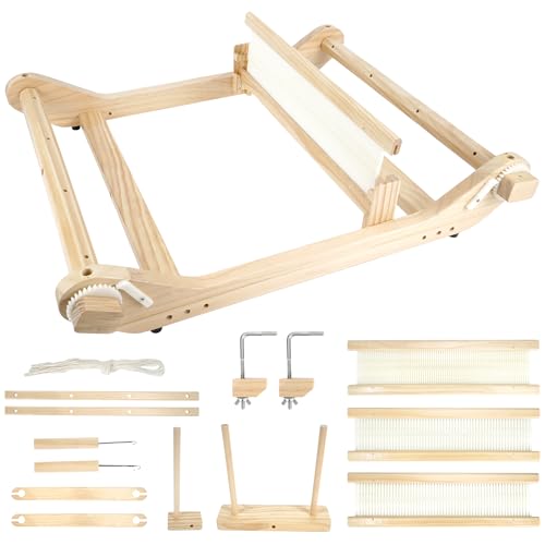 WILLOWDALE 16 Inches Rigid Heddle Loom,Loom Kit with Shed Stick for Adults - size: 16 Inches