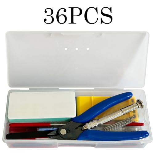 36 Pcs DIY Modeling Hobby Tool Kit, Basic Modeler Craft Set, Dollhouse & Gundam Miniature Handmade Craft Tools