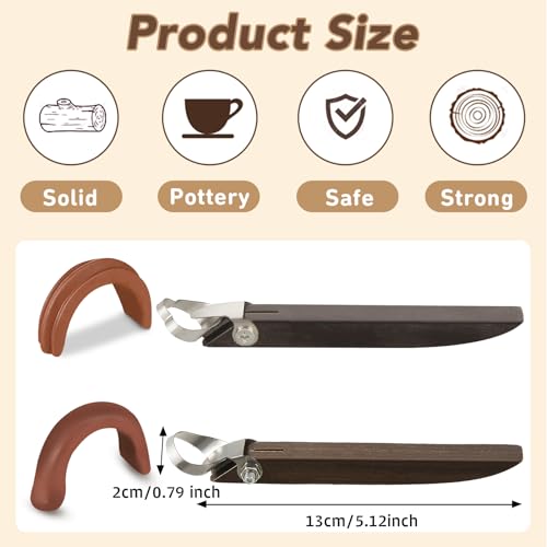 2 Pcs Pottery Handle Making Tools, Adjustable Clay Cutters,Novelty Style - style: Novelty Style