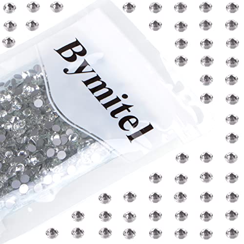 1440PCS Art Nail Rhinestones Non Hotfix Glue Fix Round Crystals Glass Flatback for DIY Jewelry Making with one Picking Pen (Crystal ab, ss20 1440pcs) - color: Crystal AB, size: ss20 1440pcs