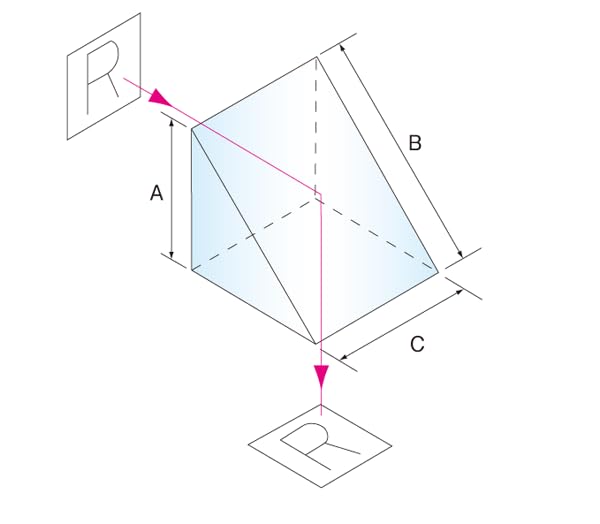 Optical Glass Bk-7 Right Angle Prism, Precision Optics