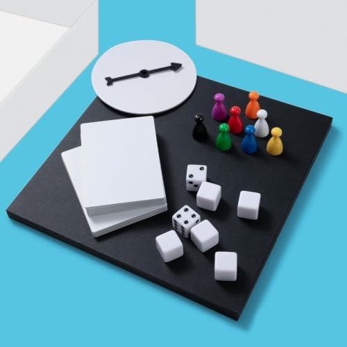 Junior Create Your Own Board Game Kit with Blank Board & Game Pieces - style: Blank Board Game Kit - Junior Edition