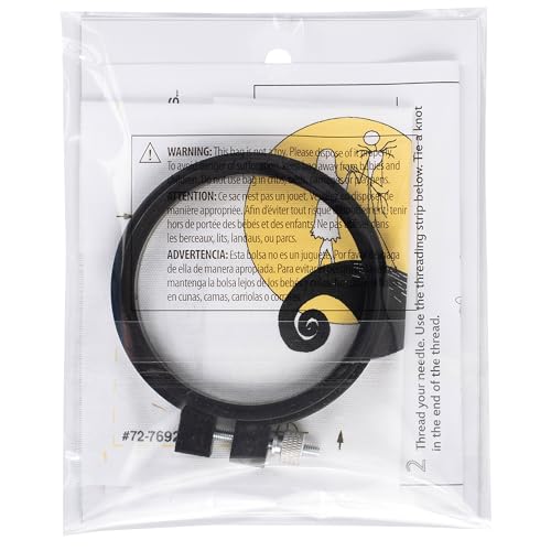 Dimensions 72-76927 Disney Tim Burton's The Nightmare Before Christmas Silhouette Mini Beginner's Embroidery Kit, 3" Diameter, Multicolor, 5 Pieces - style: Silhouette NBC