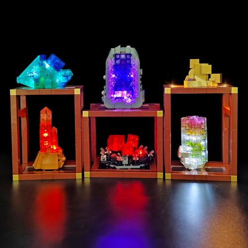 LED Light Kit Compatible with Lego 21362 Mineral Collection - color: Touch Switch Version