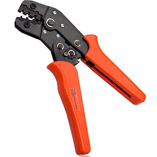 Taiss Dupont Crimping Tool Kit with 600PCS 2.54mm Dupont Connector Kit SN-28B Ratcheting Wire Crimper Plier,1/2/3/4/5/6/7 Pin Housing Dupont Connector Male Female Pin Header Crimp Terminal AWG28-18 - style: 600PCS kit