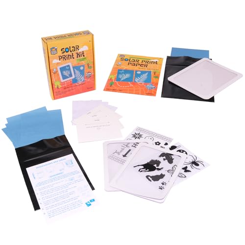 Toysmith Outdoor Discovery Solar Print Paper Kit, Multicolor, 36 Sheets