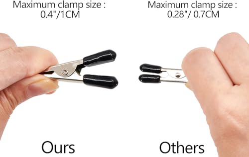 Large Clamps Metal Model Painting Stand Base Holder with 10PCS Magnetic Bendable Alligator Clip Sticks Set,Model Holder for Painting,Alligator Clip Stand for Gundam Hobby Model Parts - size: 10Pcs