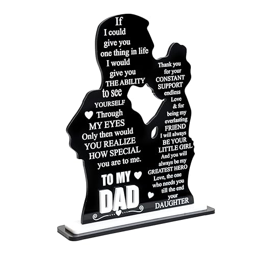 Fathers Day To My Dad Gifts – Best Dad Ever Gifts, Birthday Valentines from Daughter Son Kids, Golf Dog Bonus Father in Law Gift - color: ToMyDad02