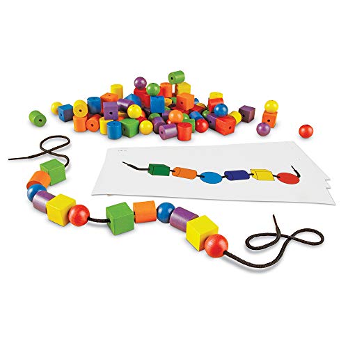 Learning Resources Beads & Pattern Cards Activity Set - style: Beads