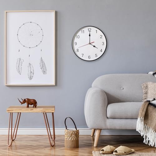 Gosknor Wall Clock Repair Kit, 1.26 Inch Quartz Long Shaft Clock Movement Replacement Mechanism Timepiece Repair Kit with Second/Minute/Hour Hand Parts