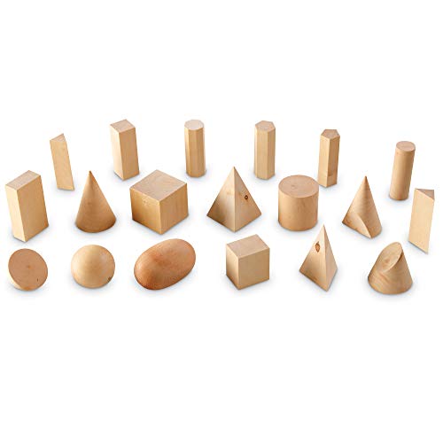 Learning Resources Wood Geometric Solids -