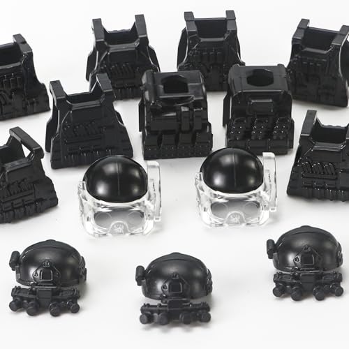 SWAT Gear Weapons Pack City Police Team with Robot Dog Drones Boat Kit