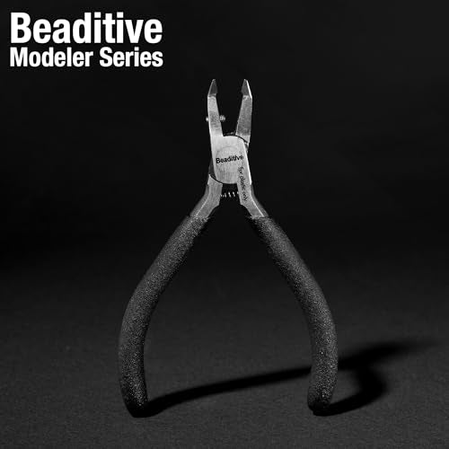 Beaditive Single Blade Nipper for Plastic Model - Plastic Sprue Cutter - Gunpla, Gundam Model, Scale Model Building (Angled) - style: Angled