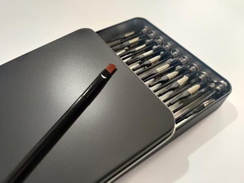Metal Painting Stand Base Holder, 20 PCS Magnetic Bendable Alligator Clip - color: Black, size: L