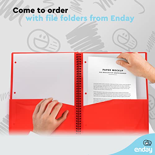 Poly 8 Pocket Organizer File Folder Letter Legal Document Organizer Perfect for Office, College, School and More (Pack of 3) - By Emraw - size: 3 Pack
