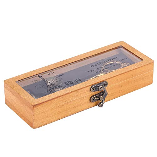 HEEPDD 4pcs Vintage Sewing Kit with Wooden Box, Embroidery Scissors Set